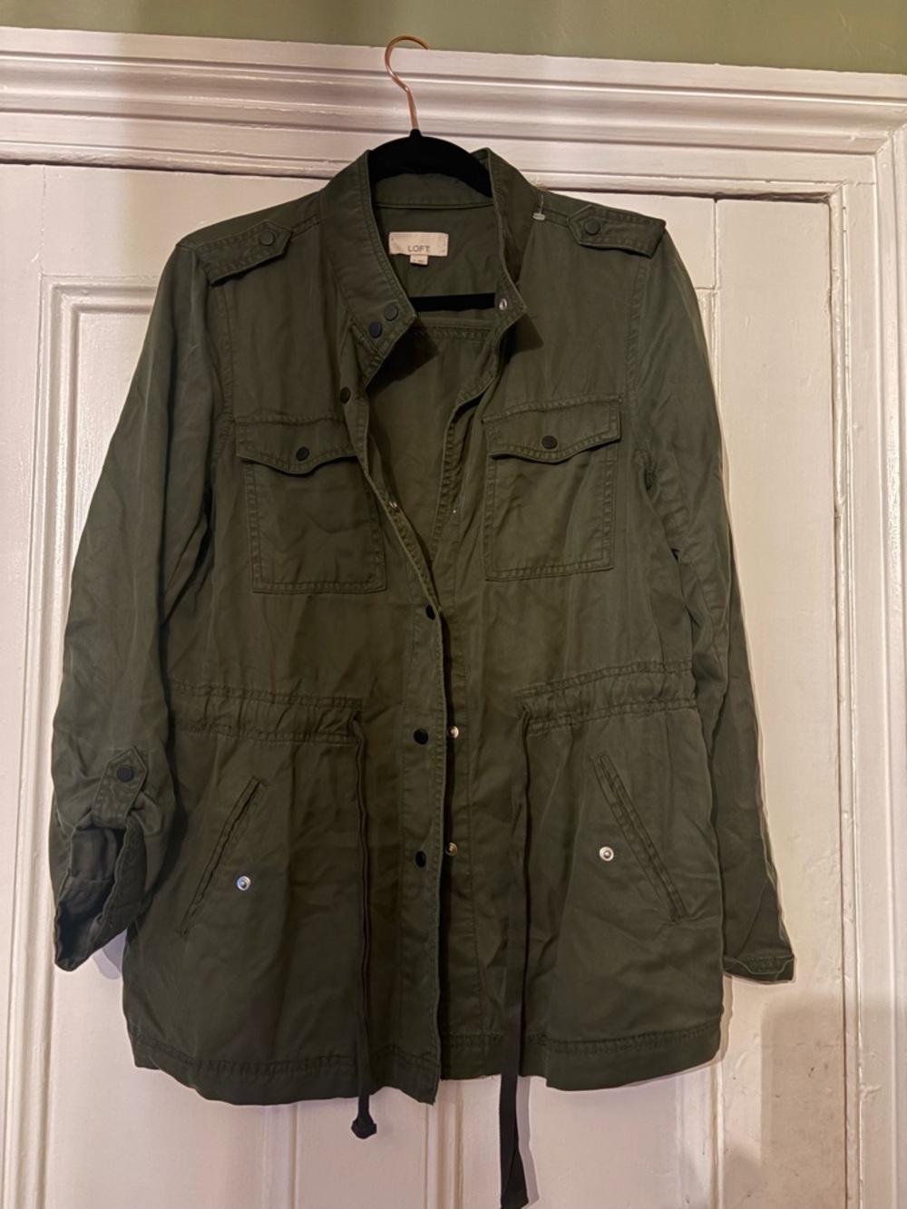 LOFT Olive Utility Field Jacket